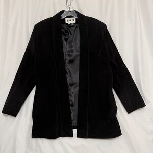 Vintage PRATO, Women's Black Suede Jacket, size 14
